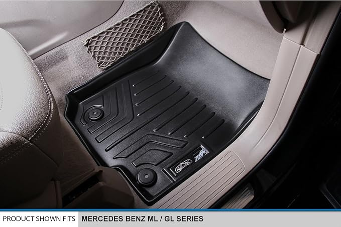 SMARTLINER Custom Fit Floor Mats 2 Row Liner Set - Image 3
