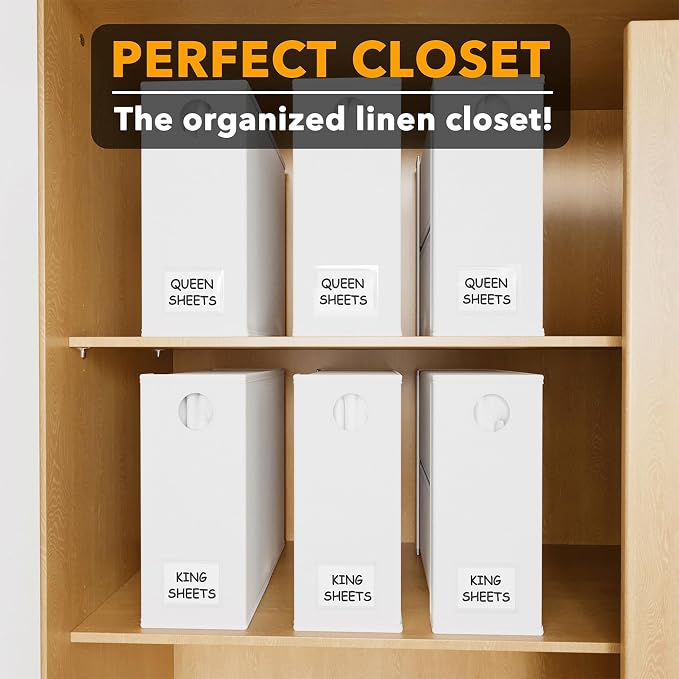SpaceAid 6 Pack Bed Sheet Organizers and Storage, Foldable Sheet Organizer - Image 5