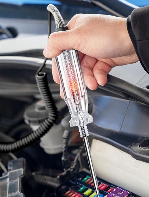 Heavy Duty Automotive Circuit Tester, Premium 6-24V Test Light - Image 6