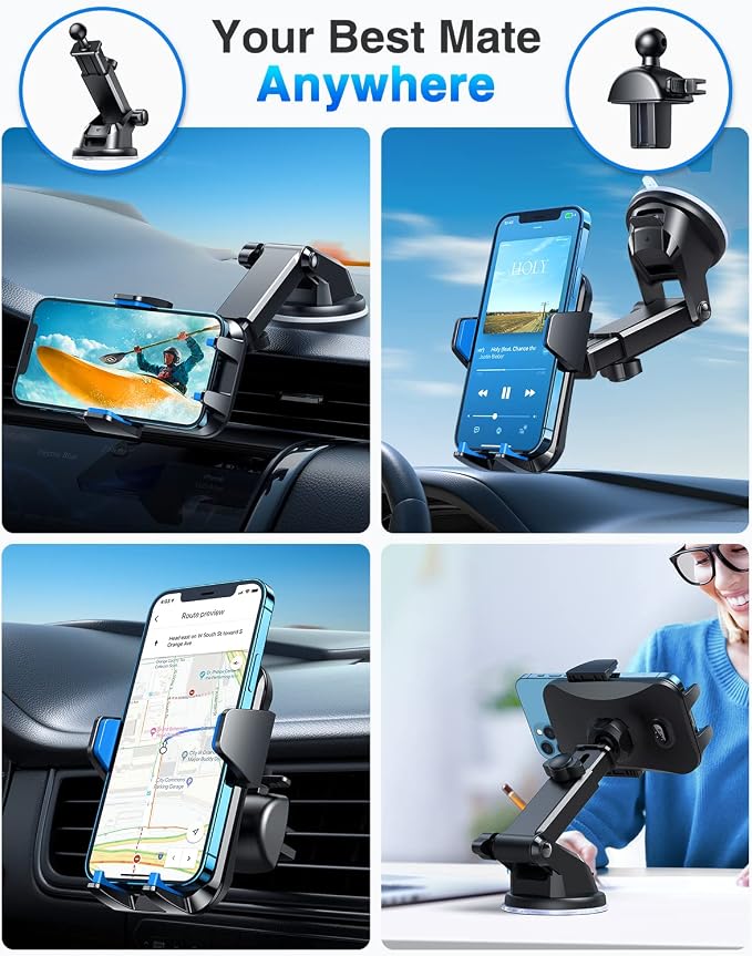 VANMASS Universal Car Phone Mount, 【Patent & Safety Certs】 Upgraded Handsfree - Image 7