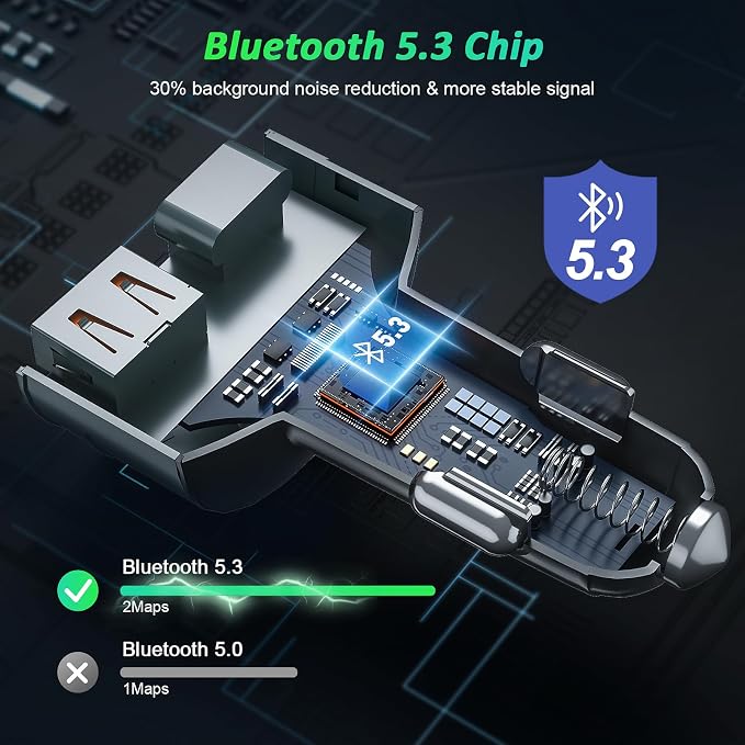 FM Transmitter Bluetooth 5.3 - Image 6