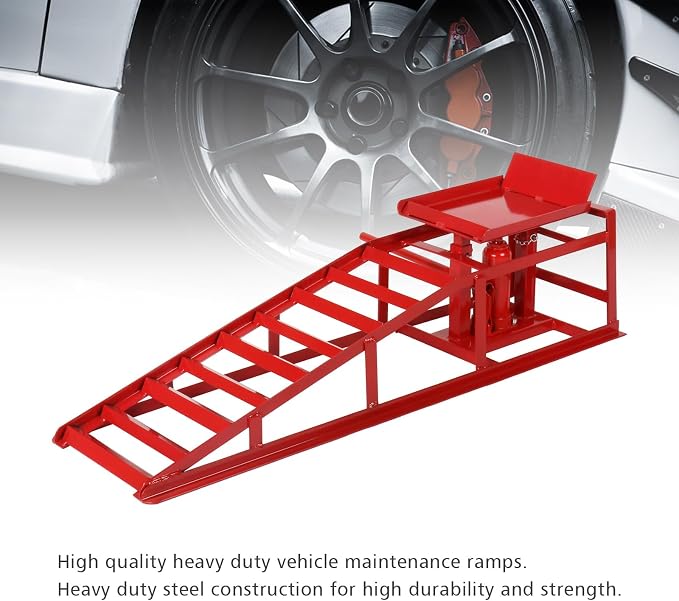 5 Ton 2 Pack Hydraulic Car Ramp Elevator 10000 Lbs - Image 4