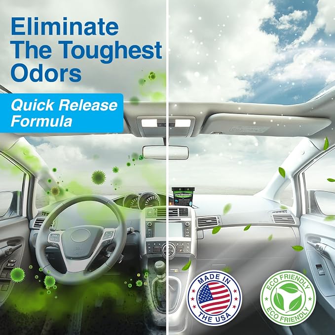 Auto Shocker Strong Car Odor Eliminator, Eco-Friendly ClO2 Odor Remover - Image 2