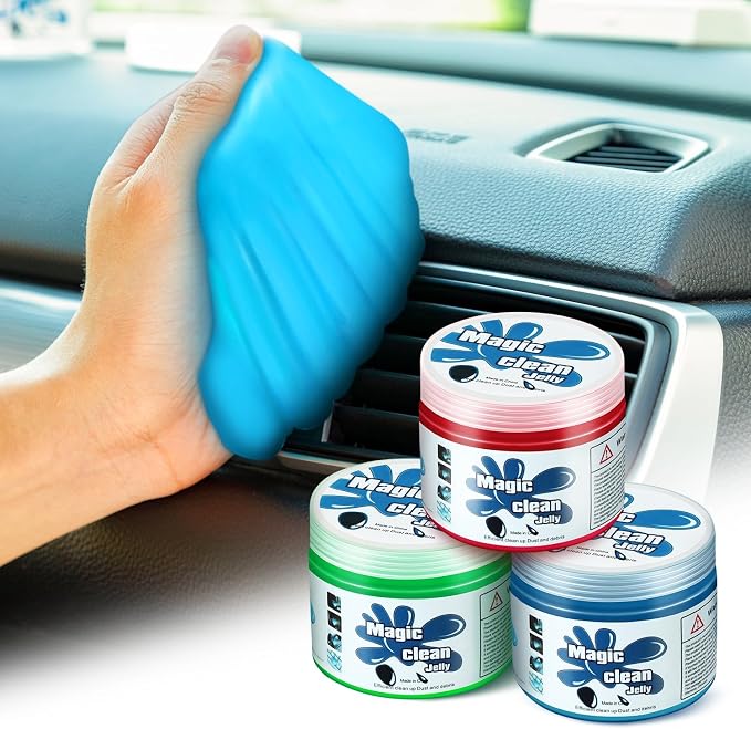 DNA MOTORING 3 Pack Car Cleaning Gels Auto Detailing Tools Cleaning Putty Car - Image 2