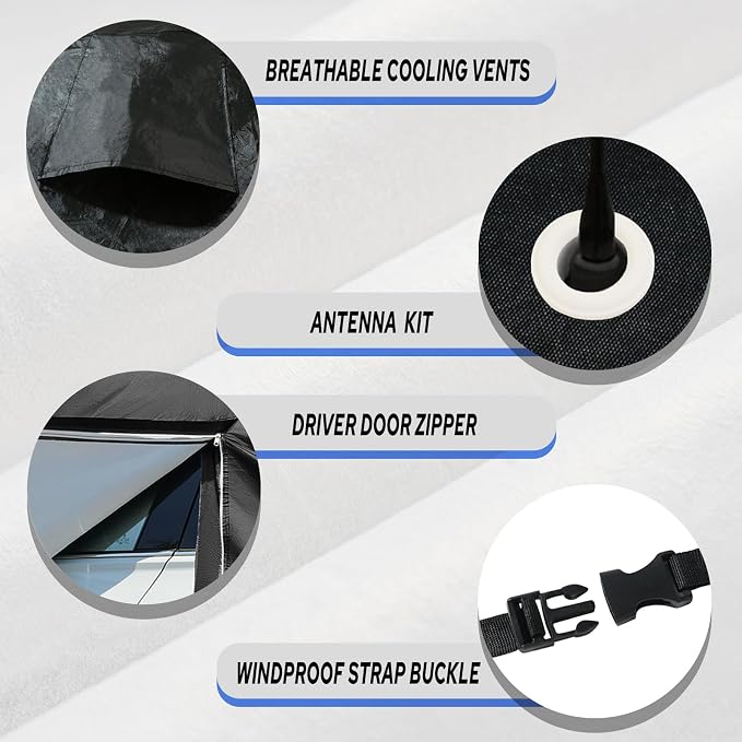 10-Layer Car Cover Waterproof All Weather - Image 3