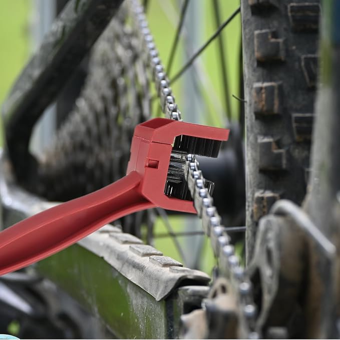 HARFINGTON Bicycle Chain Cleaning Tool Brush Motorcycle Chain Brush Crankset - Image 6