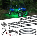 LEDGlow 12pc Million Color LED 4-Seater Golf Cart Underglow Neon Lighting Kit by LEDGlow
