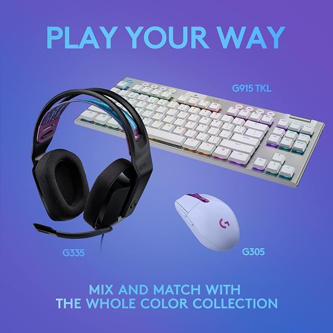 Logitech G335 Wired Gaming Headset, - Image 8