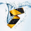 Waterproof Reflective Safety Tape Roll 2"X150' Yellow Black Striped Floor by RELIANCER