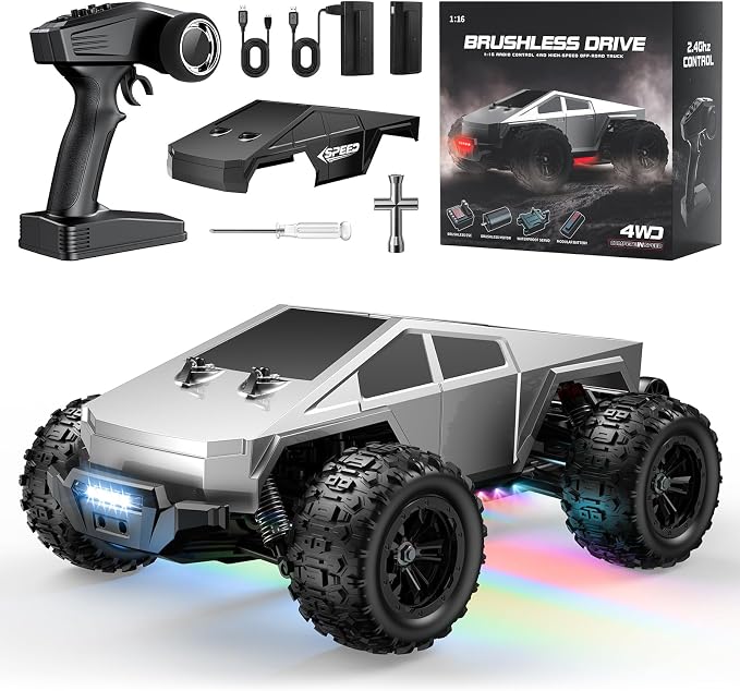 WayEee RC Car 1/16 Brushless Fast Cars Toys by WayEee
