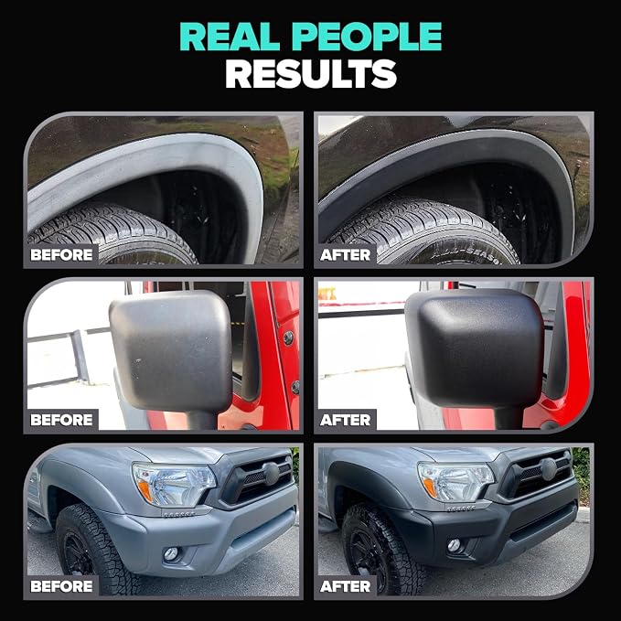 Carfidant Plastic Restorer for Cars – Refreshes Faded Plastic, Vinyl & Rubber - Image 8