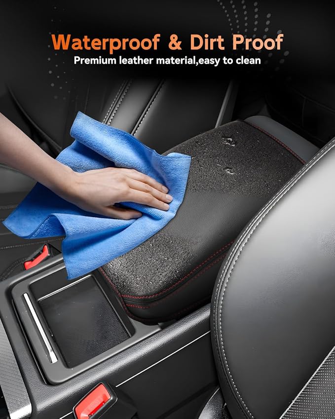 CDEFG for 2020-2025 Audi Q5 Center Console Cover Armrest Cover for Q5 2020 2021 - Image 6