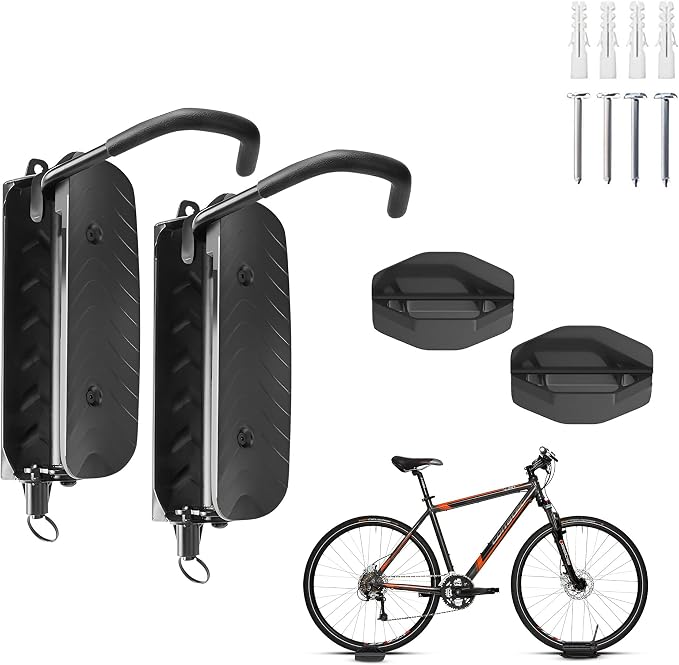 Swivel Bike Wall Mount, Bike Rack Garage, 150° Rotating & Space Saving Vertical by Unknown