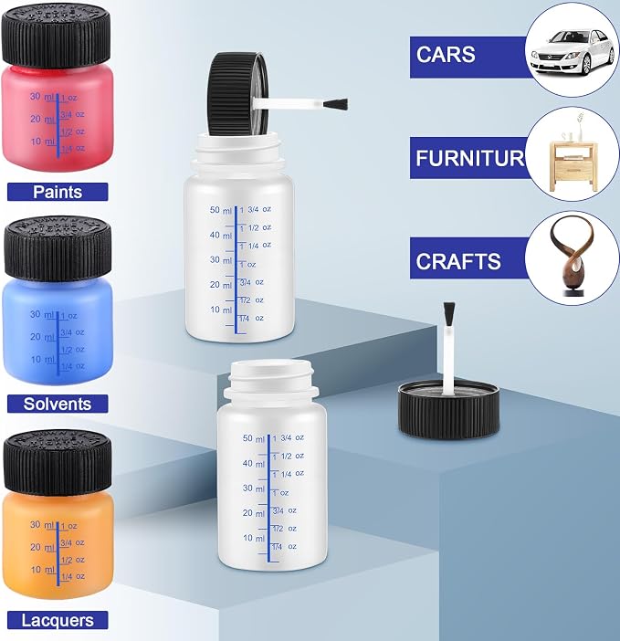 Maxcheck 60 Pcs Touch up Paint Bottles - Image 3