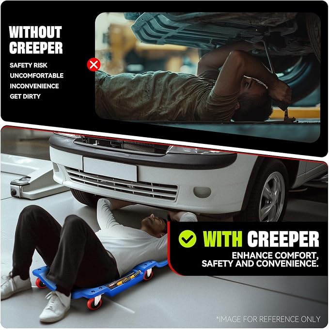 Auto Dynasty 36 Inches Mechanic Creeper, Automotive Garage Repair Low Profile - Image 6