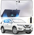 Windshield Sun Shade Umbrella: for Nissan Rogue/Rogue Platinum 2021 2022 2023 by HIMUMOY
