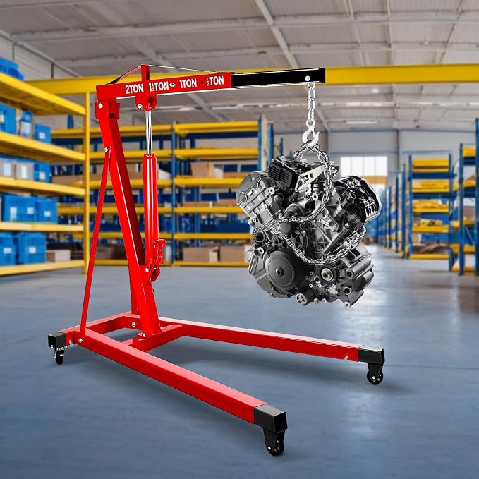 2 Ton Engine Hoist, Carbon Steel Cherry Picker Engine Hoist - Image 4
