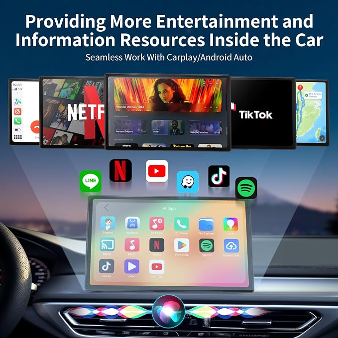 Wireless Carplay & Android Auto Adapter, 2025 Upgrade Carplay Ai Box Support - Image 4