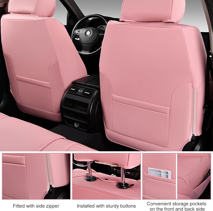 Car Seat Covers Full Set, Front and Rear Seat Covers - Image 7
