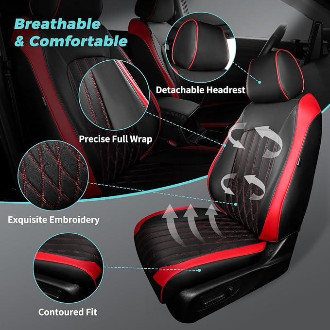 Seat Covers for Honda CRV 2023 2024 2025 2026 EX/EXL/LX/Sport/Touring/Special - Image 2