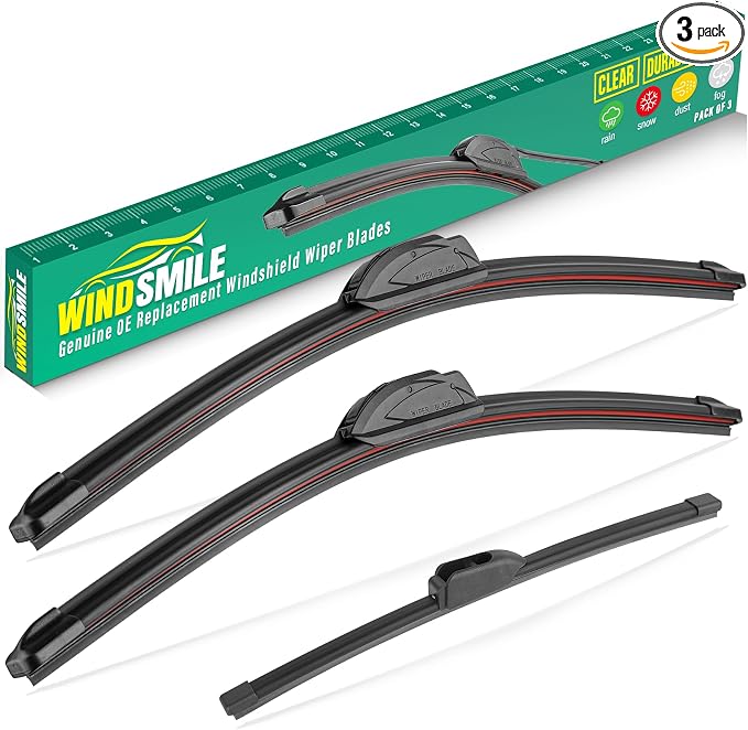 28" 14" 13" Windshield Wiper Blades Replacement by WINDSMILE