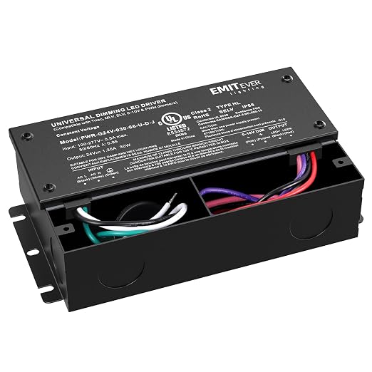 EMITEVER 30W Dimmable LED Driver, 24V Triac Dimmable Power Supply, AC to DC - Image 9
