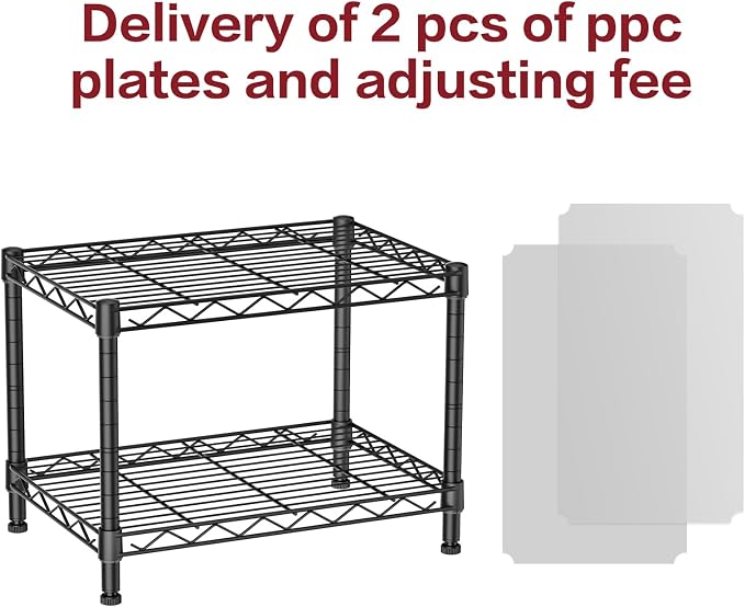 SINGAYE 2 Small Wire Shelves Kitchen Pantry Close Home Organizers and Storage - Image 4