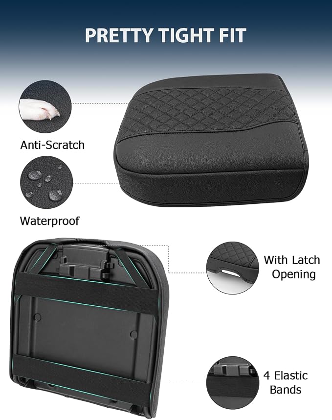 Center Console Cover for Chevy Silverado & GMC Sierra 1500 Accessories 2019-2025 - Image 5