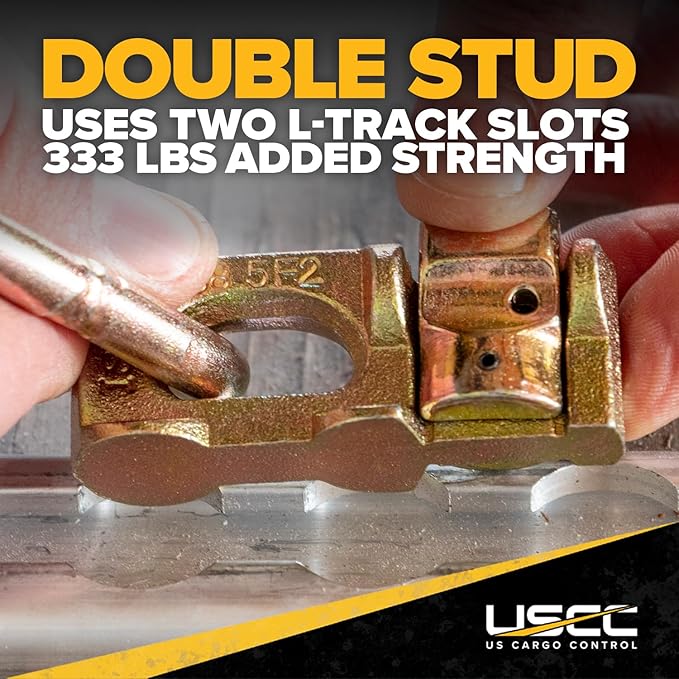 US Cargo Control Double Stud L Track Fitting - Image 4
