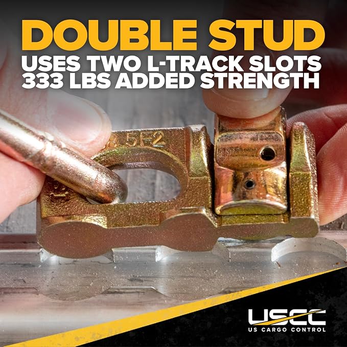 US Cargo Control Double Stud L Track Fittings - Image 4