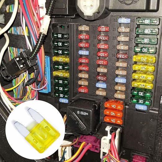 100 Pack Auto Fuses 20 AMP APM/ATM 32V Mini Blade Style Fuses 20A Short Circuit - Image 5