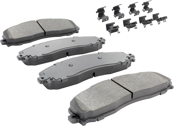 Premium Semi-Metallic Rear Brake Pads Compatible - Image 2