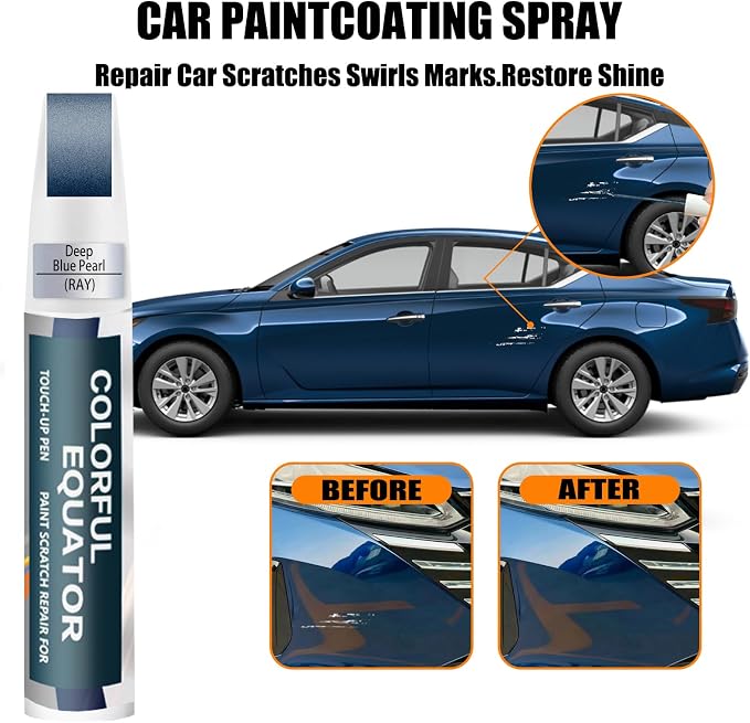 RAY Deep Blue Pearl Touch Up Paint - Image 3