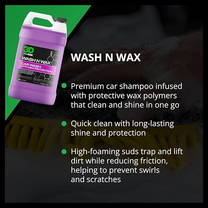 3D Wash N Wax Car Wash Soap - Image 3