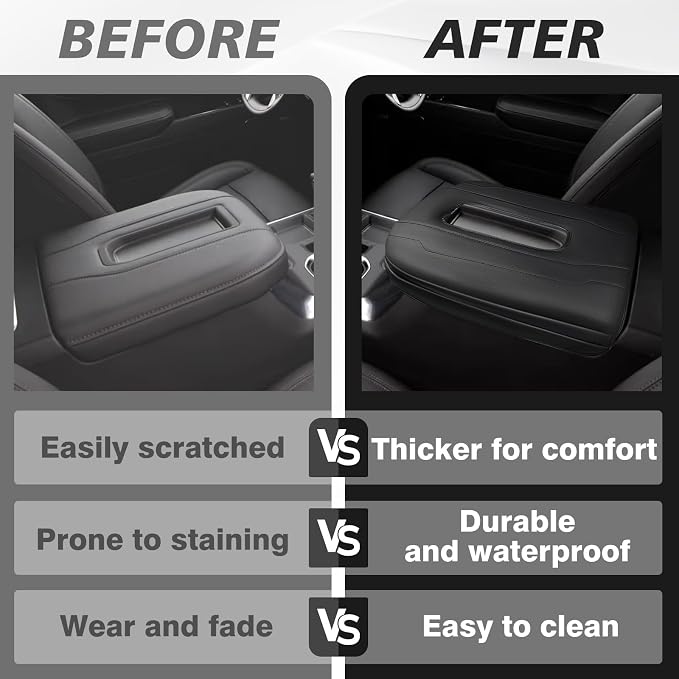 Muslogy Center Console Armrest Cover Compatible - Image 7
