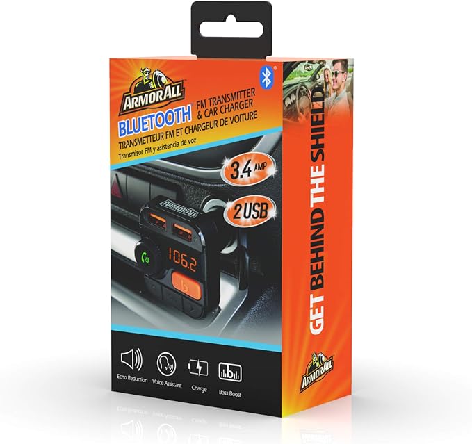 Xtreme Digital Lifestyle Accessories Armor All Wireless Bluetooth FM Transmitter - Image 6