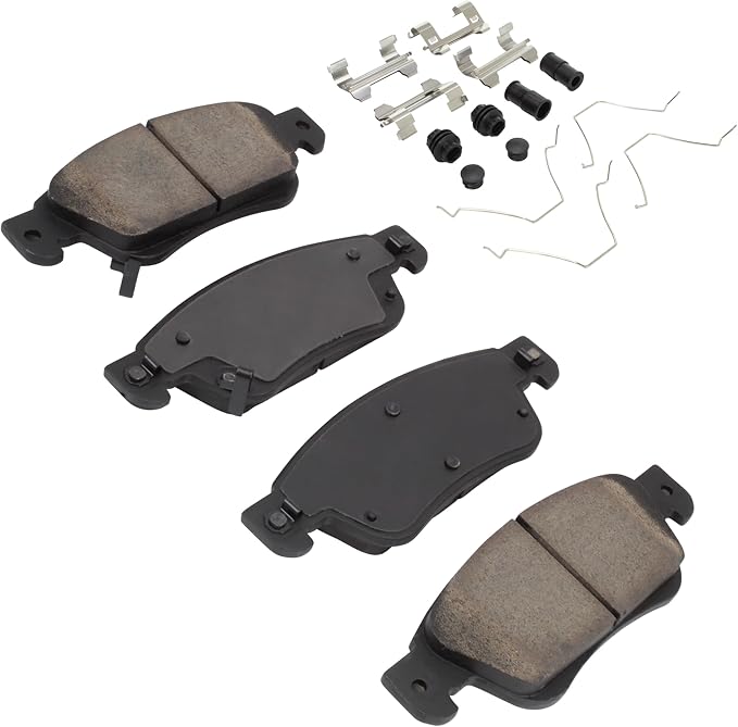 Premium Ceramic Front Brake Pads Compatible - Image 2