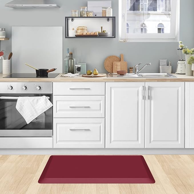 KitchenClouds Kitchen Mat Cushioned Anti Fatigue Kitchen Rug 0.8inch Waterproof - Image 7