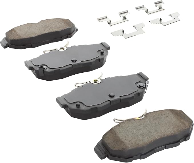 Premium Ceramic Rear Brake Pads Compatible - Image 2