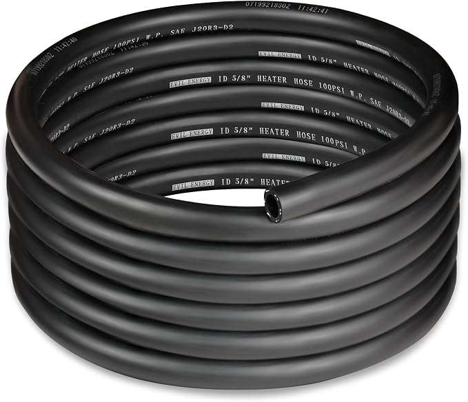 EVIL ENERGY 5/8" Heater Hose Coolant Radiator Straight 100PSI SAE 20R3 15FT by EVILENERGY