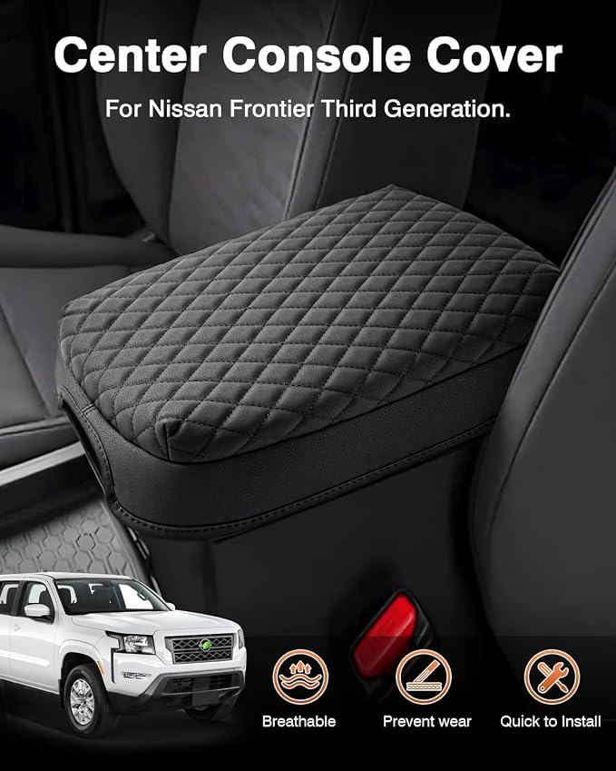 Shademax Custom for Center Console Cover Nissan Frontier 2025 2024 2023 2022 - Image 2