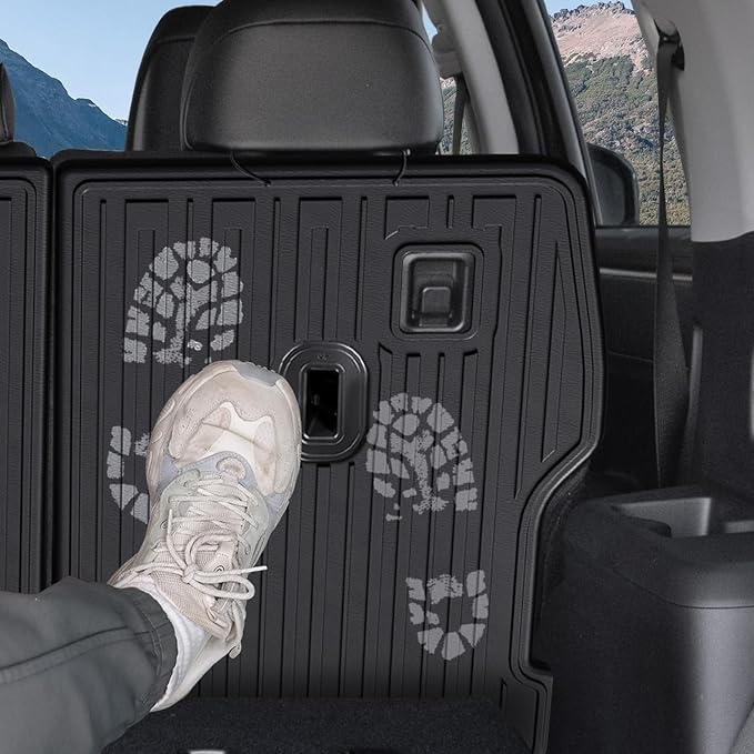 2nd Row Backrest Mat for 2024 2025 Hyundai Santa FE, All Weather TPE Seat Back - Image 5