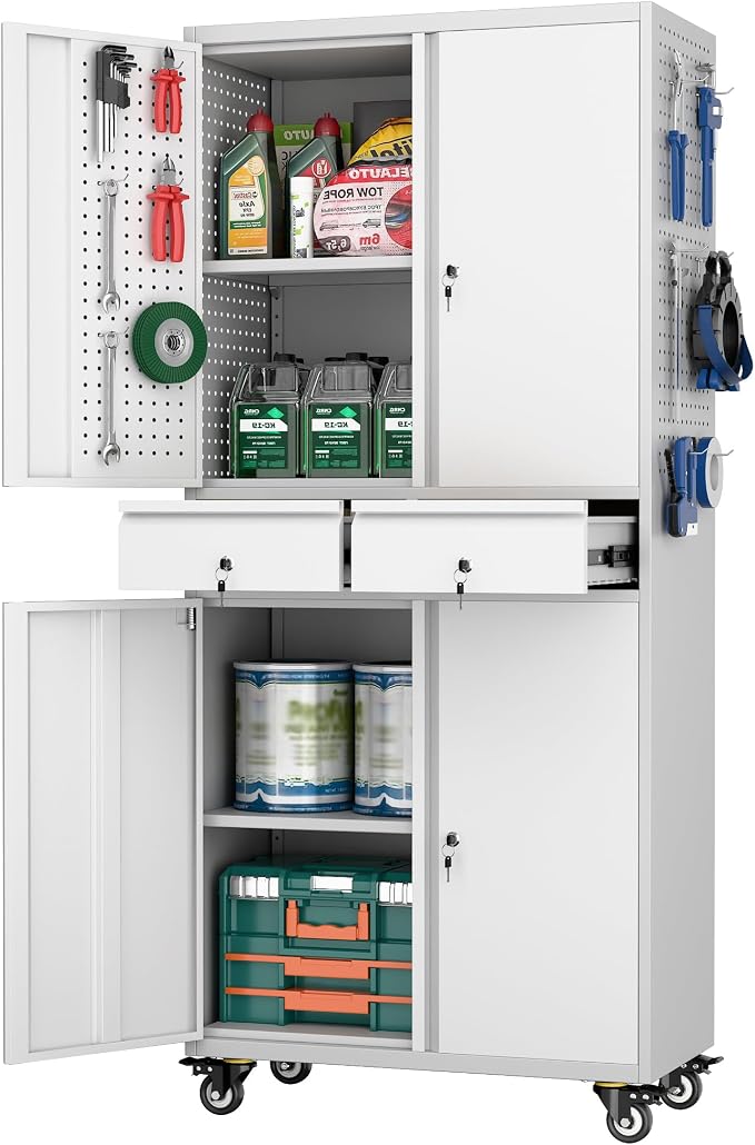 Metal Garage Storage Cabinet by GANGMEIMENTALSTORAGECABINET