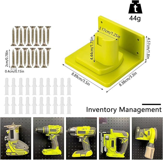 20 Pack Tool Holder Wall Mount Portable Compatible - Image 2