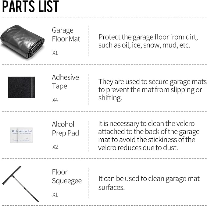 WELKIN Containment Mat, Non-Slip Garage Floor Mat - Image 6