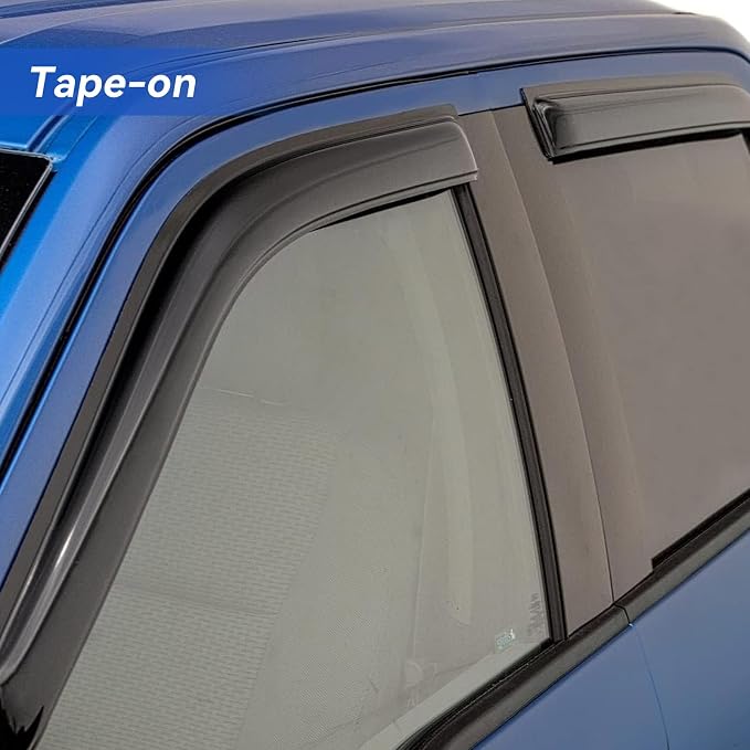 Window Visors Rain Guards for 2019-2025 Dodge Ram 1500 Quad Cab, Window Vent - Image 4