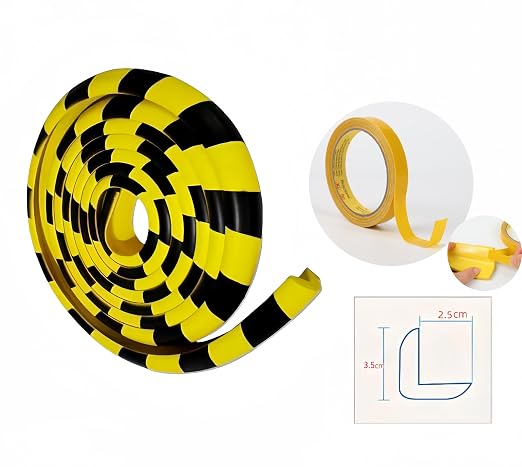 Heavy-Duty Wall & Corner Guards – 5M Self-Adhesive NBR Rubber Protection - Image 2