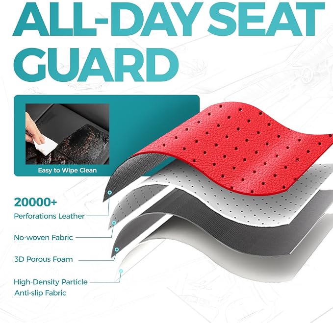 for Toyota Camry Seat Covers L LE XLE 2012 2013 2014 2015 2016 2017 - Image 4