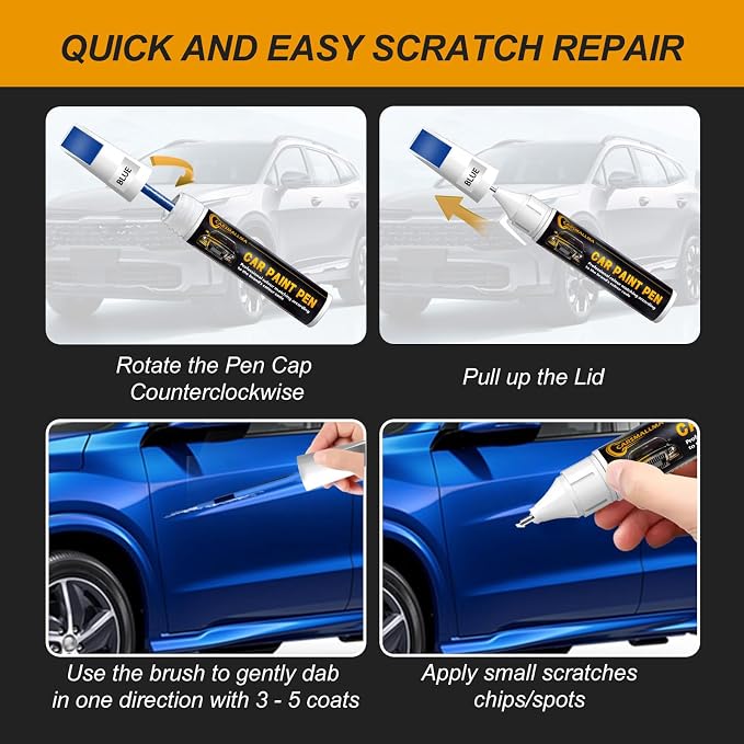 LY9C Ibis White Car Touch Up Paint - Image 7