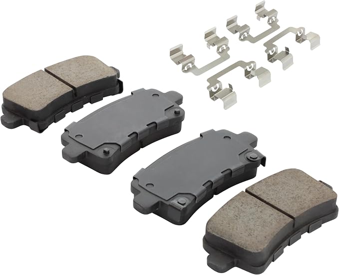 Premium Ceramic Rear Brake Pads Compatible - Image 2